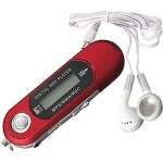Lecteur baladeur mp3 avec 8g de stockage et radio fm - marque inconnue - rouge