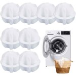 8pc balles boule de lavageboules de s�chage s�che - lingele nettoyage des v�tements boules de lessiveballe ...