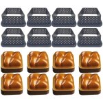 Moule à gâteau - carré - 8pcs - ovale - réutilisable - durable Moule à gâteau - carré - 8pcs - ovale - réutilisable - durable