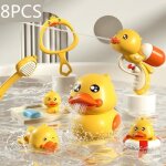 8pcs jouet bain bbsjouet de bain pour enfant 1 2 3 4 5 6 anscanard  remonter jeux de bain jouets de ...