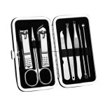8pcs kit manucure manicure kit complet kit pedicure pour pied coupe cuticule ongle kit de beaut� manucure ...