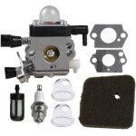 8pcs stihl fs38 hl45 hs45 km55 fc55 fs45 fs46c c1q - s186 bougie dallumage filtre filtre filtre  huile ...