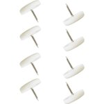 Patin de chaise - cyclingcolors - lot de 8 - plastique - diamètre 15mm - fixation à clouer Patin de chaise - cyclingcolors - lot de 8 - plastique - diamètre 15mm - fixation à clouer