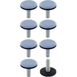 8x pied r�glable t�flon ptfe ajustable m6 patin v�rin vis poussoir but�e