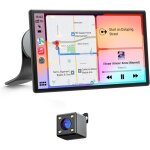 9 autoradio carplay sans fil mode portrait / paysage �cran tactile / cam�ra de reculgps pour apple carplay ...