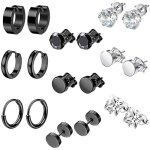 9 paires boucle d oreille noir hommeacier inoxydable d?oreilles anneaunoir zircone boucle doreillefemme ... 9 paires boucle d oreille noir hommeacier inoxydable d?oreilles anneaunoir zircone boucle doreillefemme ...