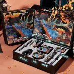 9 pices - coffret cadeau de maquillage crme bb rouge  lvres eyeliner fard  barrage crayon  barrage ...