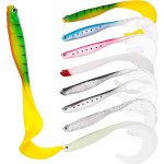9 pi�ces leurre souple brochet et carnassier leurre p�che de peche truite brochet sandre poissons