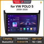 9 pouces autoradio android 13 carplay voiture pour vw volkswagen polo 5 sedan 2008 - 2020 cran tactile ...