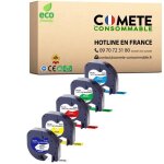 91201 - pack de 5 rubans pour Étiqueteuse compatible dymo letratag 12mm x 4m 91201 91202 91203 91204 ... 91201 - pack de 5 rubans pour Étiqueteuse compatible dymo letratag 12mm x 4m 91201 91202 91203 91204 ...