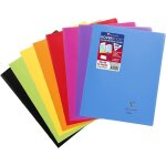 981411c un cahier agraf koverbook - 24x32 cm - 96 pages grands carreaux - papier blanc 90 g - couverture ...