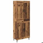 [9991095]enfilade meuble haut - buffet de salonmeuble de rangement 2 pcs bois ancien bois ding�nieriepoids:46. ...