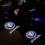 A2 - projecteur laser de porte de voiture pour alfa romeo led 2 pi�ces lumi�re de bienvenue pour giulia ...