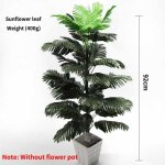 A3 - palmier tropical grandes plantes artificielles grand cocotier feuille de palmier sans pot pour d�cor ...