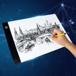 A4 tablette lumineuse ultra mince alimentation luminosit� r�glable tablette de dessin � led pour dessin ...