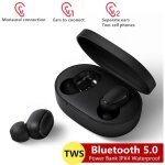 A6s tws oreillettes bluetooth pour redmi airdots couteurs sans fil 5. 0 casque antibruit mic pour xiaomi ...