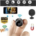 A9 hd 1080p mini cam�ra sans fil wifi s�curit� cam vision nocturne d�tection de mouvement
