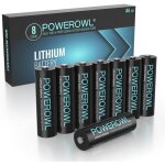 Aa piles au lithium 8 pi�ces haute capacit� longue dur�e 15 v aa pour appareils high - tech (non rechargeables ...