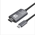 Aaptateur cble usb 3. 1 type c vers hdmi cble adaptateur hdtv type - c mle vers 4k hdmi femelle pour ...