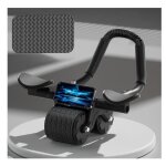 Roue abdominale - ab roller - minuterie automatique - tapis dentranement - design ergonomique - 2 en ...