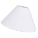 Abat - jour conique blanc hauteur 18. 5 cm