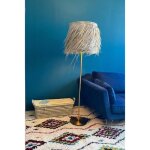 Abat - jour en feuille de palmier luminaire suspension