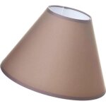 Abat - jour conique marron 25 cm