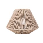 Abat - jour - cratif - marron clair - 19. 5x15cm - papier fait main - style vintage