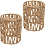 Abat - jour en rotin naturel suspension boh�me et lampadaire lampe suspendue lanterne lampe de table ...