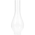 Abat - jour en verre pour lampe � huile - febest - 24. 5x5 cm - transparent - ronde - finition frott�e ...