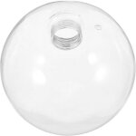 Abat - jour en verre transparent - vetobiol - 20x10x10 cm - diffusion lumineuse douce - installation ...