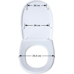 Abattant selles marly 1 blanc fixation horizontale (00100861)