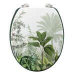 Abattant wc imprim vgtal vagabonde 45cm vert