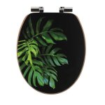 Abattant wc en bois 18 pouces - couvercle design - tendance - green addict