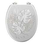 Abattant wc mdf charni�res m�tal amber