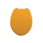 Abattant wc mdf cleo safran mat - charnires en inox msv