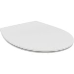 Abattant wc ovale forme universelle frein de chute longue dur�e de vie duroplast robuste blanc 365 x ...