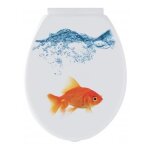 Abattant wc poisson rouge