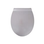Abattant wc thermodur fin frein de chute d�clipsable 1 bouton gris