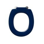Abattant wc universel - ideal standard - matura 2 - bleu - fixation par le dessus avec entraxe universelle ...
