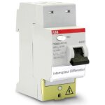 Abb interrupteur diff�rentiel � bornes d�cal�es type ac 40 a