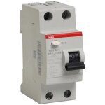 Interrupteur diff�rentiel - abb - type ac - 63 a - 30 ma - raccordement rapide