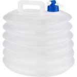 Abbey camp jerrican - 15 l - 100% poly�thyl�ne - mod�le avec bouchon � vis r�glable en hauteur