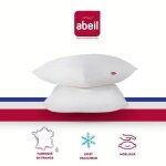 Abeil lot de 2 oreillers aerelle� cool night - 60 x 60 cm - blanc