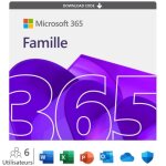 Abonnement de 1 an  microsoft 365 famille ? code dactivation pour pc mac android & ios - 6 utilisateurs ...