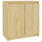 Abott@buffet de cuisine kenneth - armoire bas / colonne / armoire lat�rale 60x36x65cm - bois de pin massif ...
