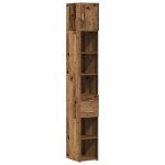 Abott@buffet de cuisine kenneth - armoire bas / colonne / armoire de rangement 2 pcs - bois ancien 30x425x225c ...
