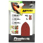 Abrasifs mouse assortis par 5 - ponceuse black & decker