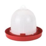 Abreuvoir - pvc - 35 l - rouge - pour oiseaux - facile  entretenir