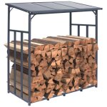 - clp - abri pour bois de chauffage ruston en aluminium - array